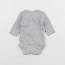 La Redoute - body gris - 0 mois