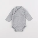 La Redoute - body gris - 0 mois