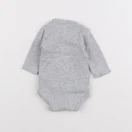 La Redoute - body gris - 0 mois