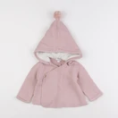 Vertbaudet - gilet rose - 12 mois