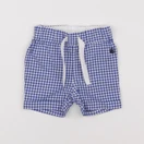Petit Bateau - short bleu, blanc - 6 mois