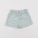 H&M - short blanc, vert - 9/12 mois