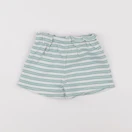 H&M - short blanc, vert - 9/12 mois