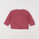 Vertbaudet - sweat rose - 12 mois