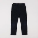 Vertbaudet - pantalon bleu, or - 7 ans
