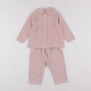 Vertbaudet - pyjama velours rose - 18 mois