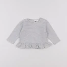 H&M - tee-shirt gris - 1/2 mois
