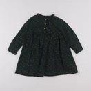 Vertbaudet - robe vert, or - 3 ans