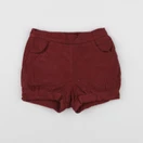 Cyrillus - short rouge - 18 mois