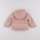 Vertbaudet - doudoune réversible rose, beige - 2 ans