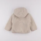 Vertbaudet - doudoune réversible rose, beige - 2 ans