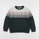 Vertbaudet - pull vert - 10 ans