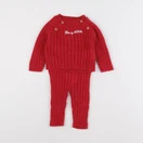 Boutchou - ensemble rouge - 3 mois