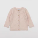Vertbaudet - gilet rose - 12 mois