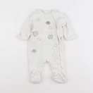 Vertbaudet - pyjama velours beige - 3 mois