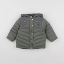Vertbaudet - manteau gris, vert - 18 mois