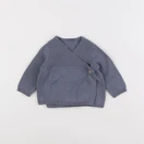 Vertbaudet - gilet bleu - 1 mois