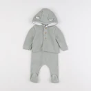 Vertbaudet - ensemble vert - 3 mois