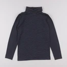Vertbaudet - sous-pull bleu, blanc - 12 ans