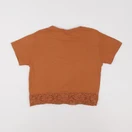 Zara - tee-shirt marron - 7 ans