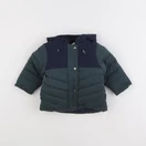 Vertbaudet - doudoune bleu, vert - 12 mois