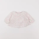 Natalys - tee-shirt blanc, rose - 1 mois