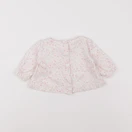 Natalys - tee-shirt blanc, rose - 1 mois