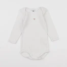 Petit Bateau - body blanc - 12 mois