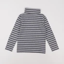Okaidi - sous-pull bleu, gris - 5 ans