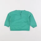 Vertbaudet - sweat vert - 18 mois