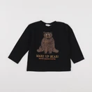Zara - tee-shirt imprimé au dos noir - 18/24 mois
