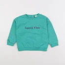 Vertbaudet - sweat bleu - 24 mois