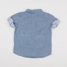 H&M - chemise bleu - 9/12 mois