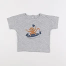 Vertbaudet - tee-shirt gris - 18 mois