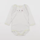Petit Bateau - body beige - 12 mois