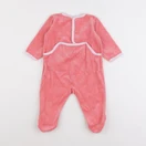 Petit Bateau - pyjama velours rose - 9 mois