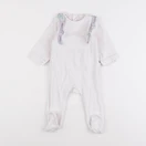 Jacadi - pyjama velours rose - 6 mois