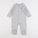 Vertbaudet - pyjama coton gris - 12 mois