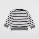 Petit Bateau - tee-shirt bleu - 12 mois