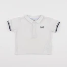 Vertbaudet - polo blanc - 12 mois