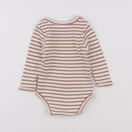 Vertbaudet - body beige, marron - 6 mois