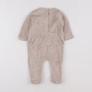 Vertbaudet - pyjama velours marron - 6 mois