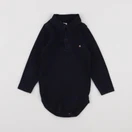 Petit Bateau - body à col bleu - 18 mois