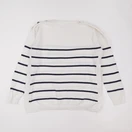 Vertbaudet - pull allaitement, grossesse blanc, bleu - 38 à 40