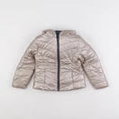 Okaidi - doudoune réversible bronze, bleu - 4 ans