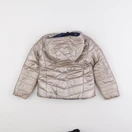 Okaidi - doudoune réversible bronze, bleu - 4 ans