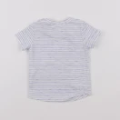 Levi's - tee-shirt blanc, bleu - 6 mois