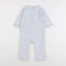 Vertbaudet - pyjama velours bleu - 12 mois