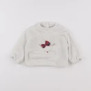 Vertbaudet - pull blanc - 9 mois