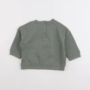 Vertbaudet - sweat vert - 12 mois